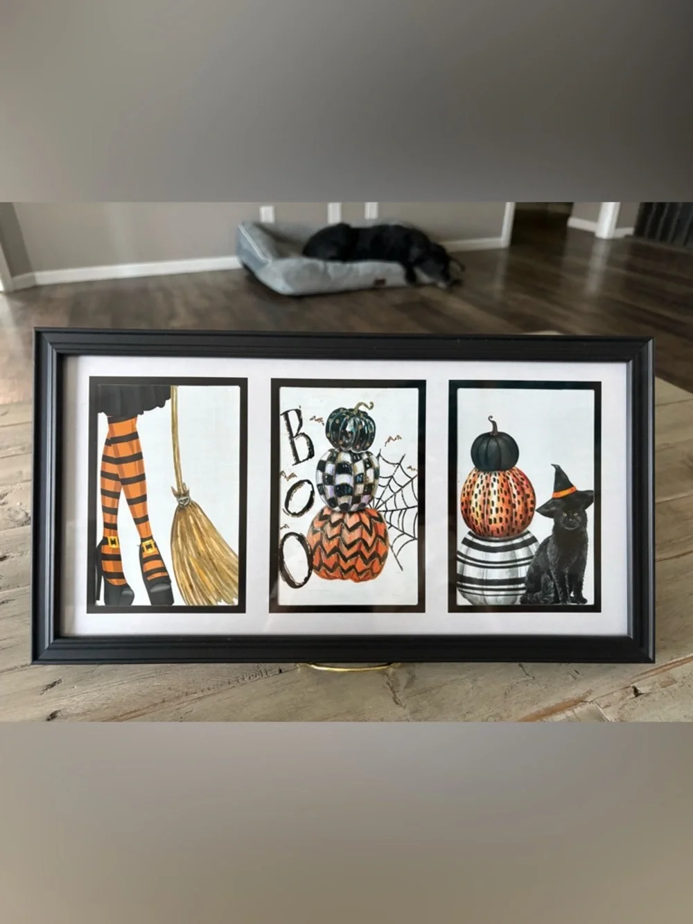 Halloween Trio Framed 15x 8 Wall Art